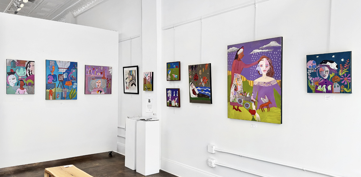 Paintings at 5 Points Gallery Paintings at 5 Points Gallery