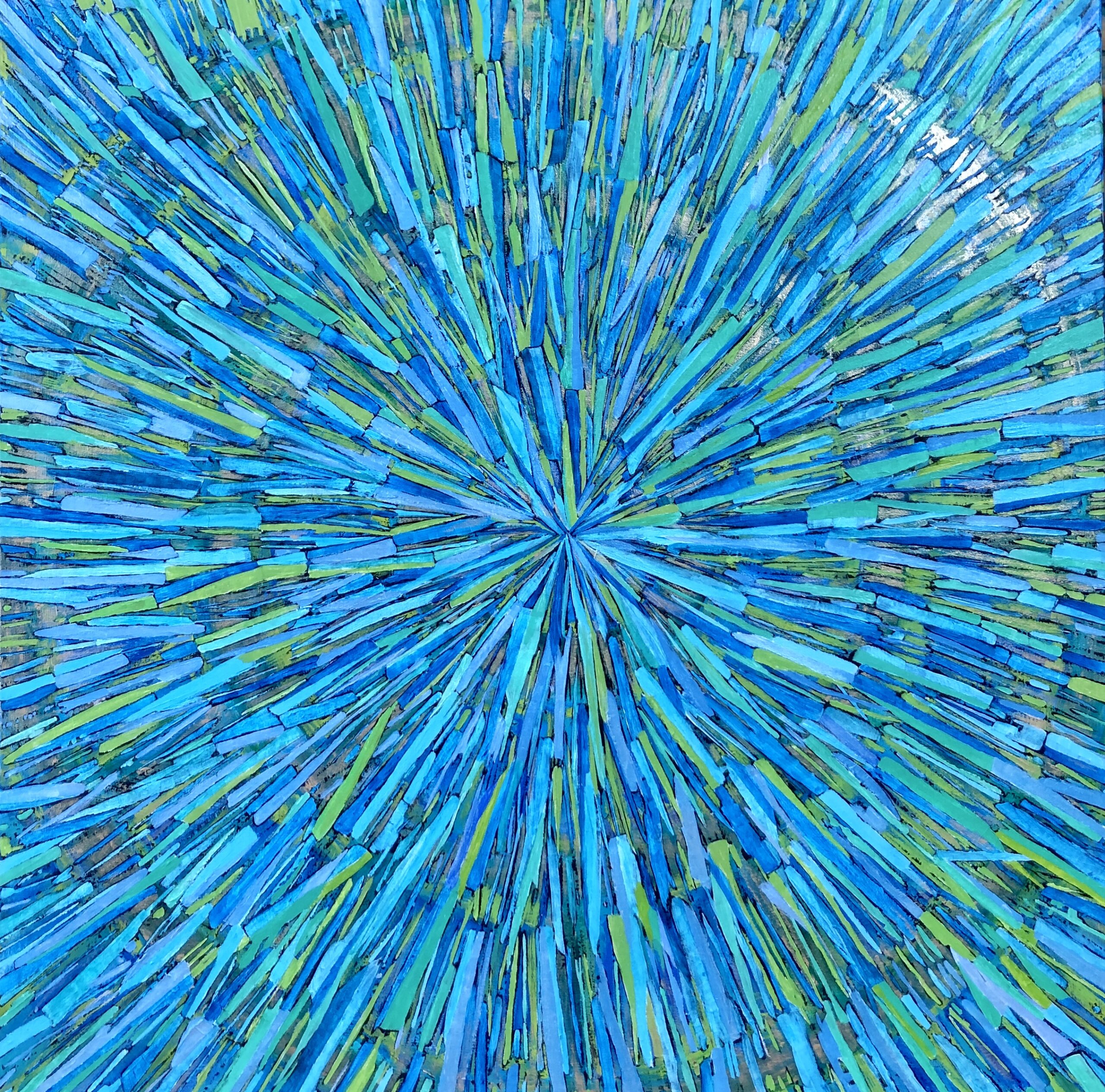 Blue Sun (36″x36″)
