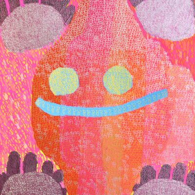 The angelfish is having a perfect day because it’s with the oyster (20x16")