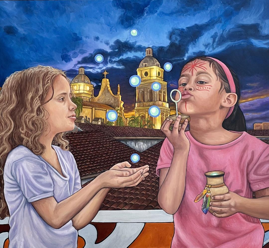 One Night,
on a Rooftop, in a Far Away Place by Jim McKeon