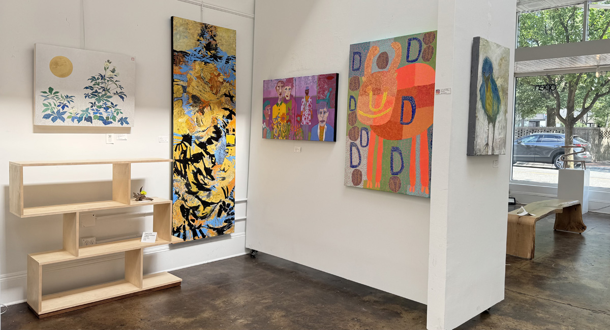 Paintings at 5 Points Gallery