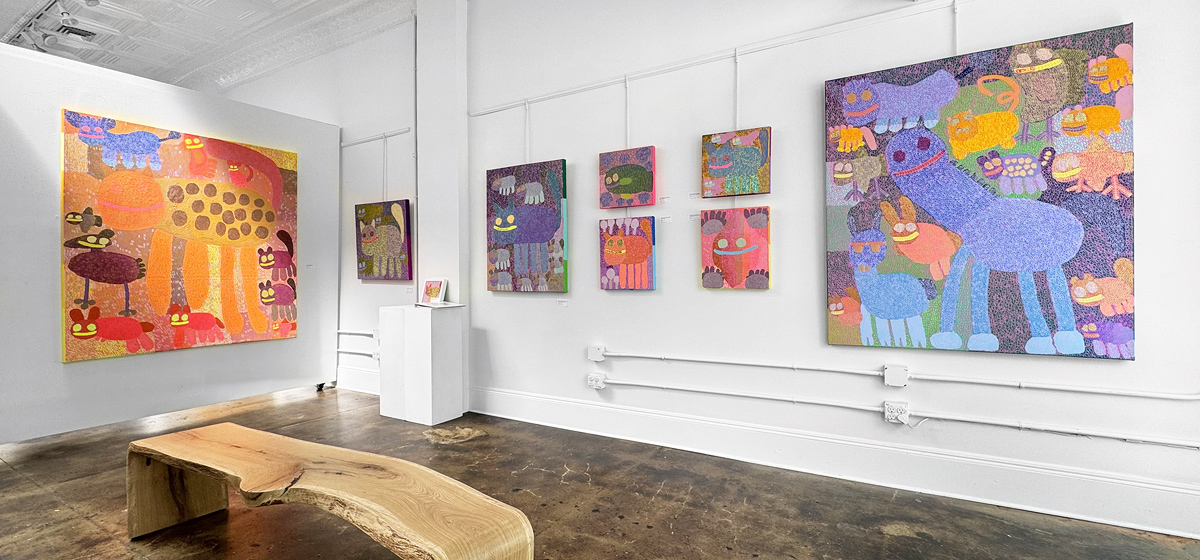 Paintings at 5 Points Gallery