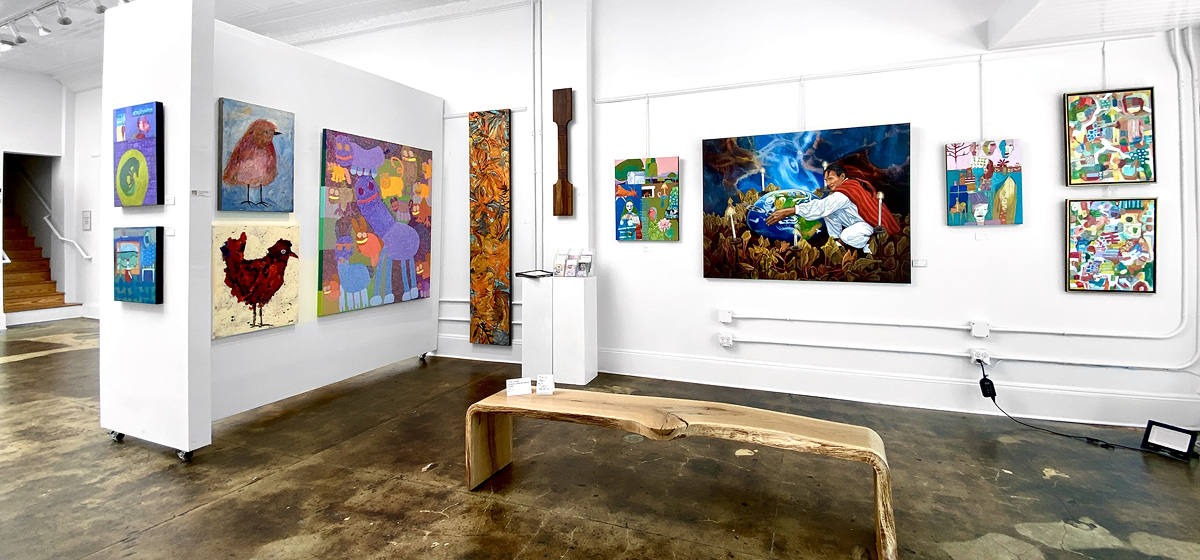 Paintings at 5 Points Gallery