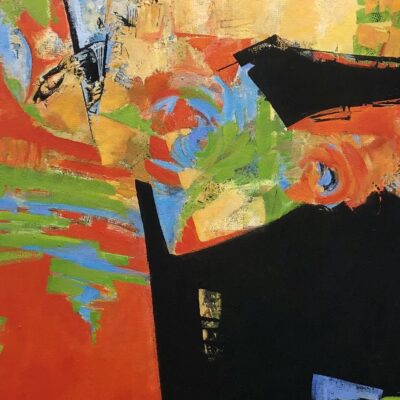 On the Rise (detail) (60"x24")