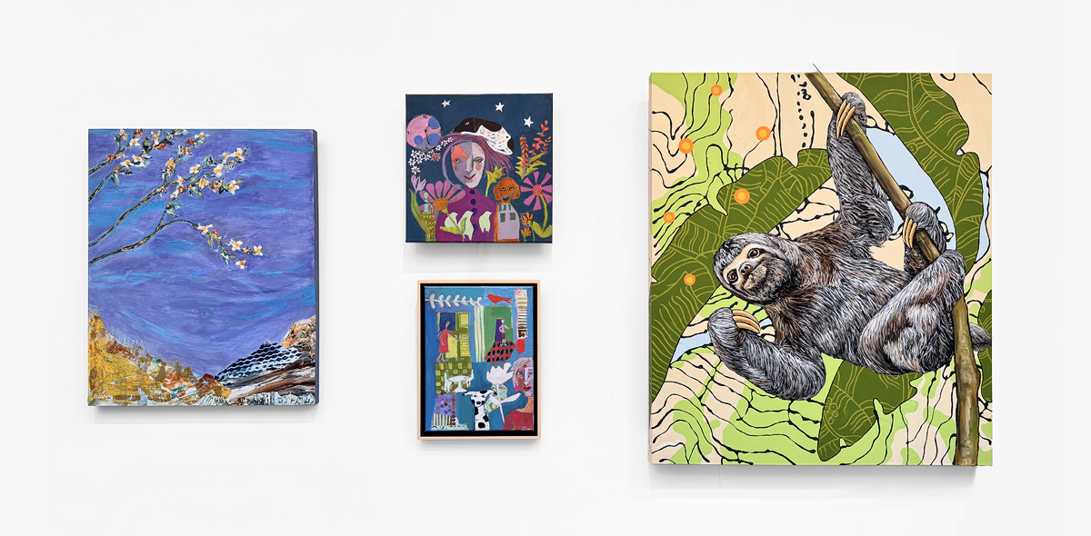 Paintings at 5 Points Gallery