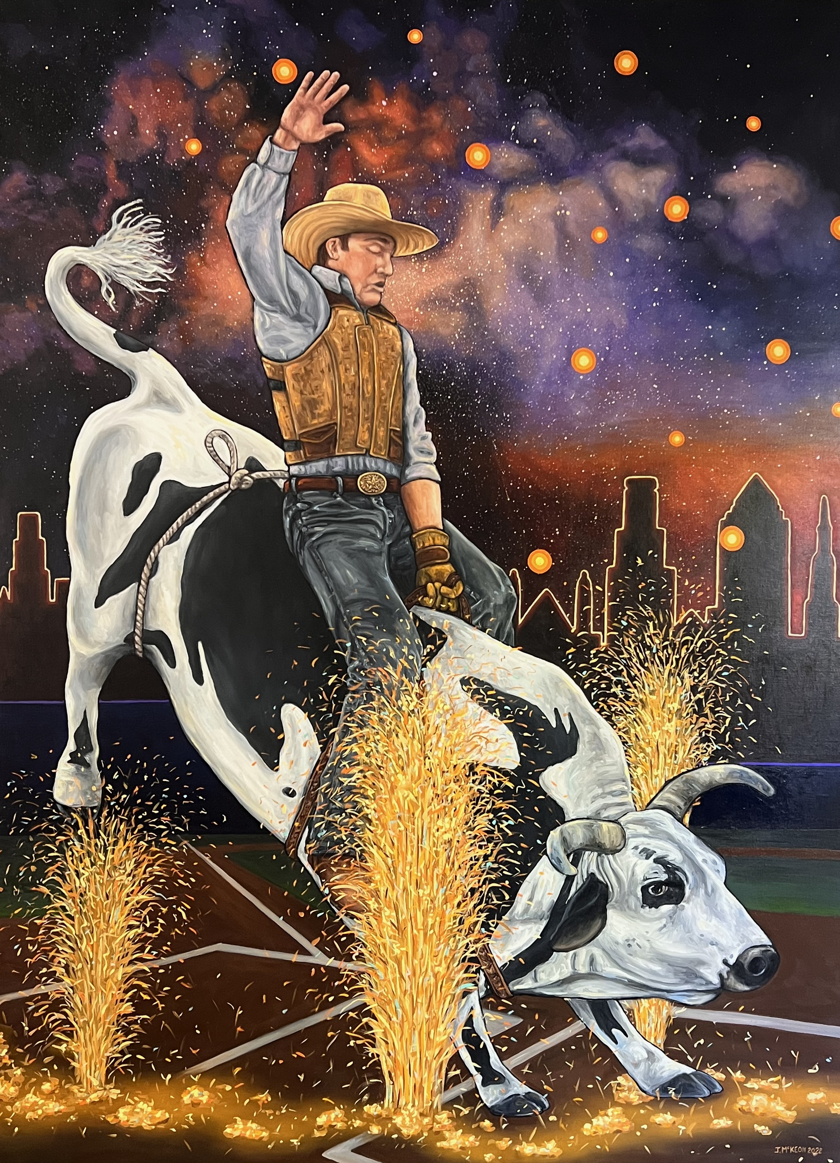 4th of July, Bulls Stadium, by Jim McKeon