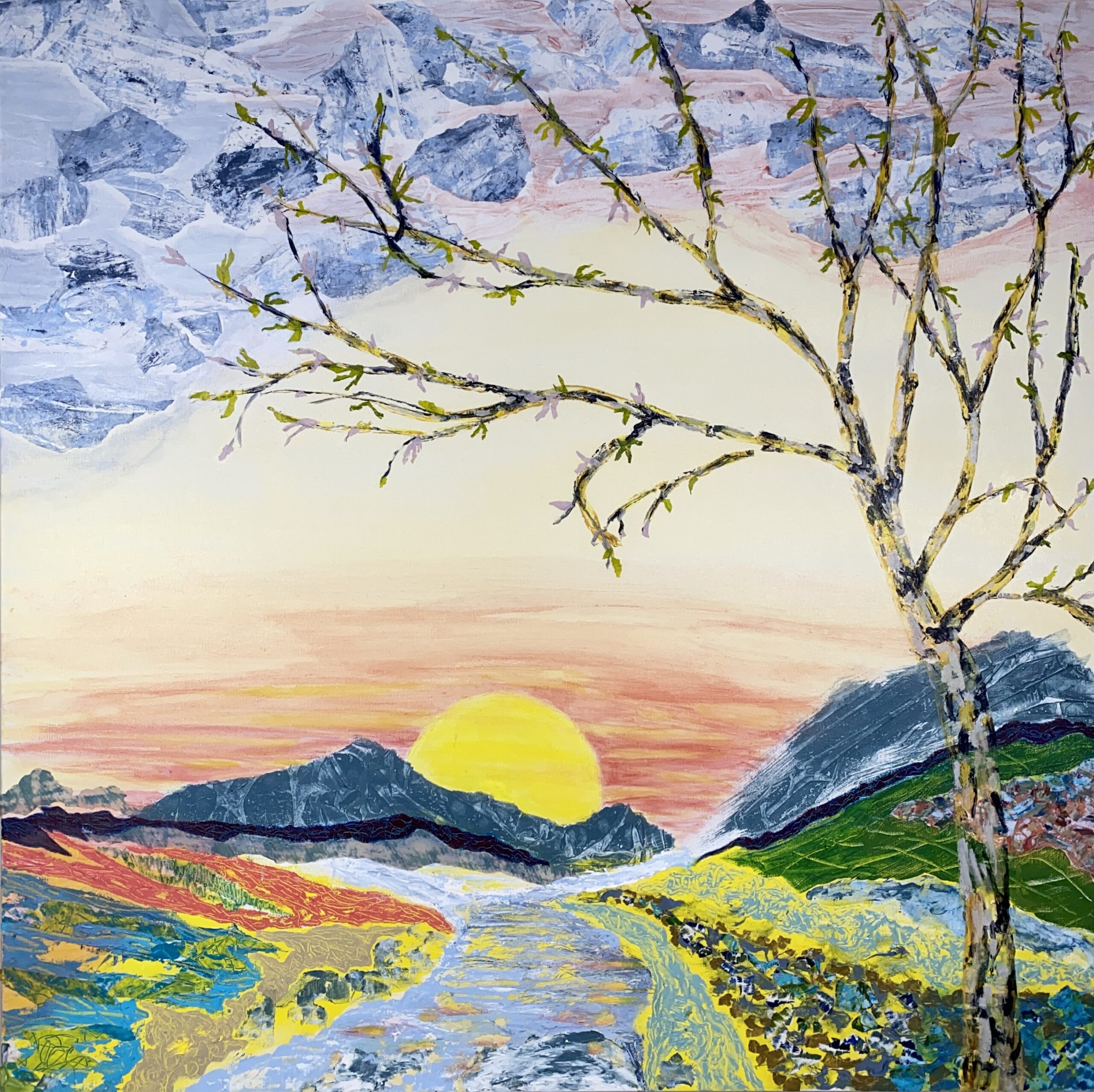 The Sun, The Tree and Everything Between, by Jenny Blazing